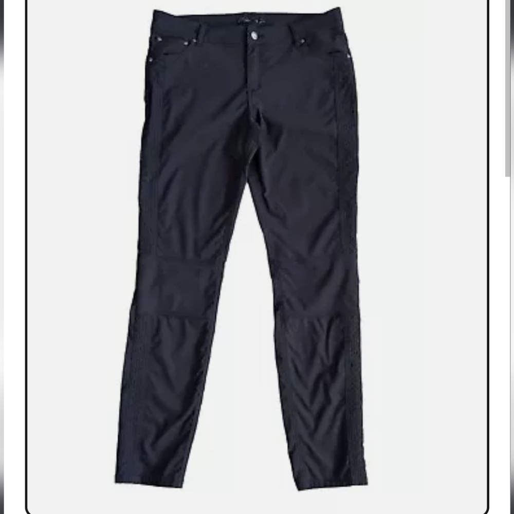 Prana Jenna Moto Skinny Pants Sz 10